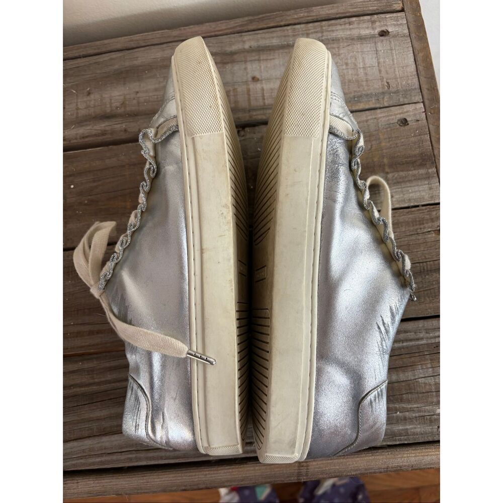 Tory Burch Silver Sneakers - Picture 5 of 7